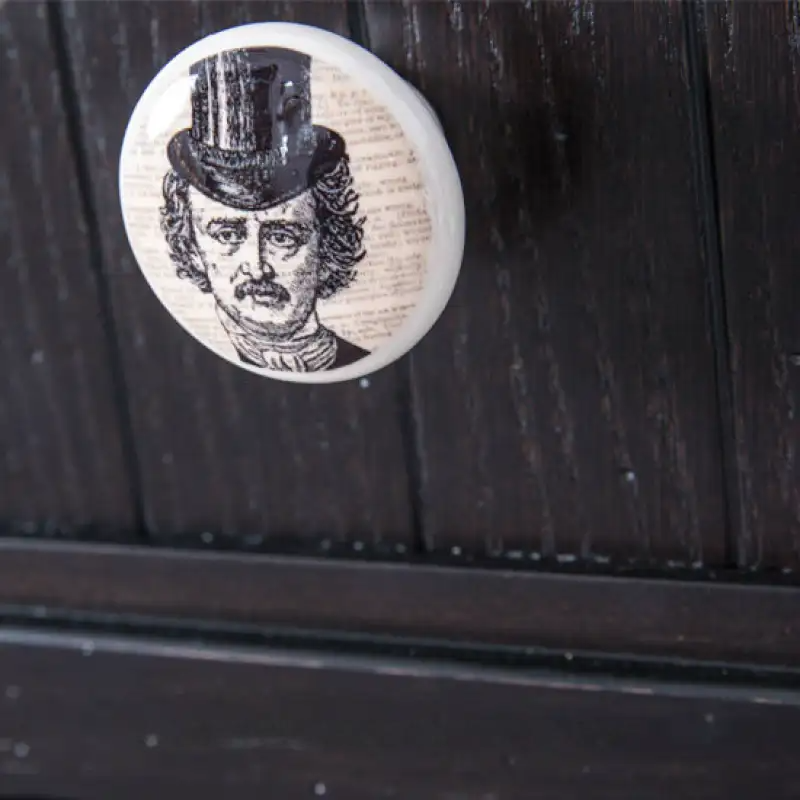 Konsola Fryzjerska BARBER LUKAS - Ciemnobrązowa -Barber- 